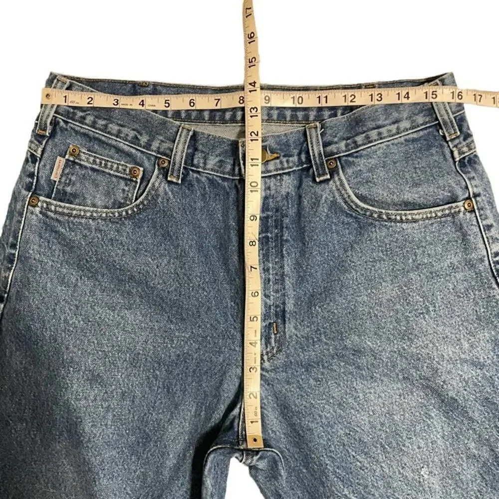 Carhartt‎ Classic Fit 5 Pocket Blue Jeans Men's SZ 32 Denim Streetwear